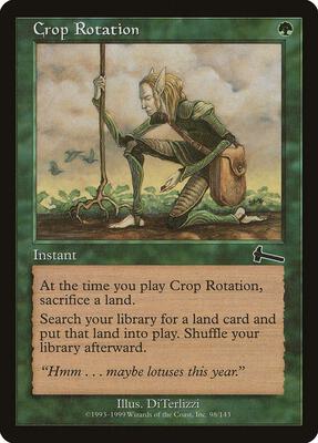 Crop Rotation card from Urza's Legacy