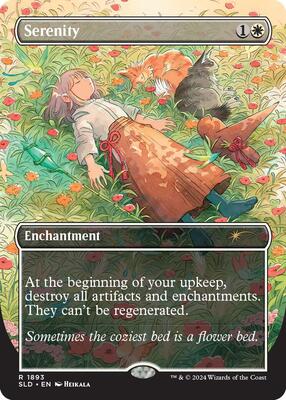 Serenity card from Secret Lair Drop Series