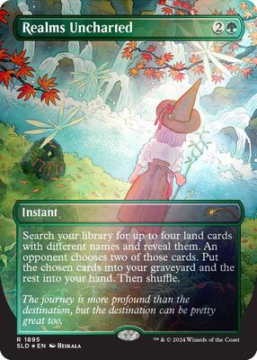 Realms Uncharted (Rainbow Foil) card from Secret Lair Drop Series