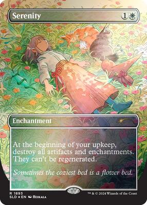 Serenity (Rainbow Foil) card from Secret Lair Drop Series
