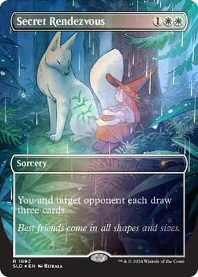 Secret Rendezvous (1892) (Rainbow Foil) card from Secret Lair Drop Series