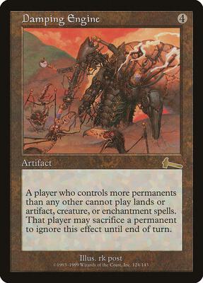 Damping Engine card from Urza's Legacy