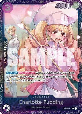 Charlotte Pudding (Treasure Cup 2025) card from One Piece Promotion Cards