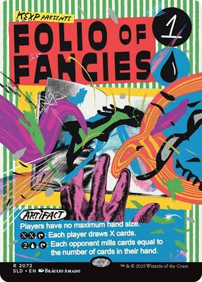 Folio of Fancies card from Secret Lair Drop Series