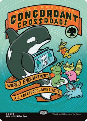 Concordant Crossroads (2073) card from Secret Lair Drop Series