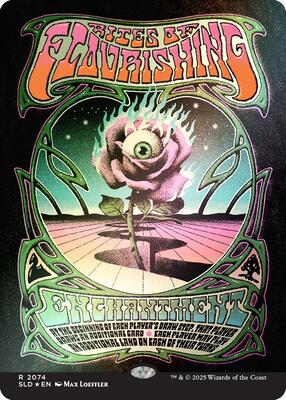 Rites of Flourishing (2074) (Rainbow Foil) card from Secret Lair Drop Series