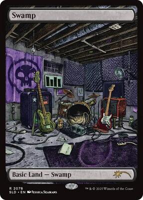 Swamp (2078) card from Secret Lair Drop Series