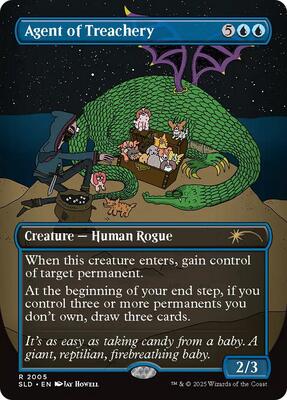 Agent of Treachery card from Secret Lair Drop Series