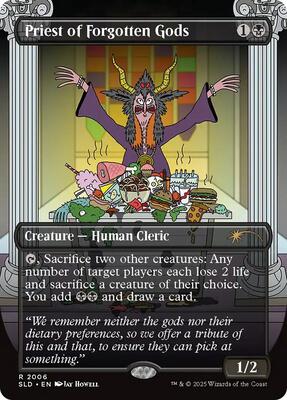 Priest of Forgotten Gods card from Secret Lair Drop Series