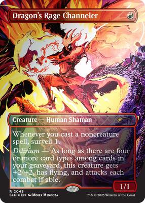 Dragon's Rage Channeler (2048) (Rainbow Foil) card from Secret Lair Drop Series