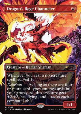 Dragon's Rage Channeler (2048) card from Secret Lair Drop Series