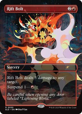 Rift Bolt (2050) card from Secret Lair Drop Series