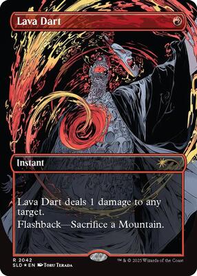 Lava Dart (Raised Foil) card from Secret Lair Drop Series