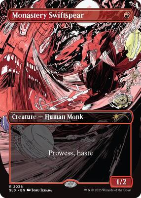 Monastery Swiftspear (2038) card from Secret Lair Drop Series