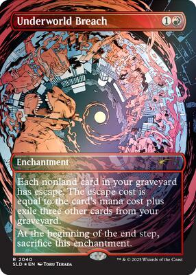 Underworld Breach (2040) (Rainbow Foil) card from Secret Lair Drop Series
