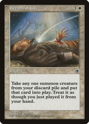Breath of Life card from Portal