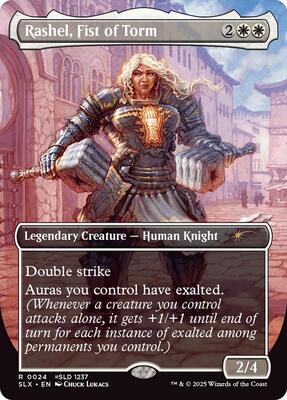 Rashel, Fist of Torm card from SLX Cards