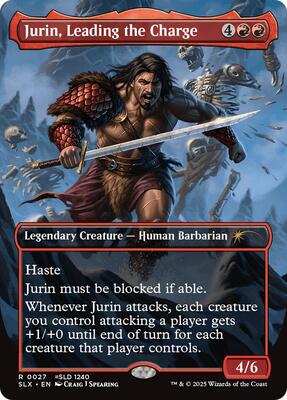 Jurin, Leading the Charge card from SLX Cards