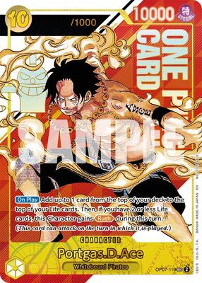 Portgas.D.Ace (Serial Numbered) card from One Piece Promotion Cards