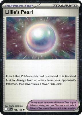 Lillie's Pearl - 151/159 (Cosmos Holo) card from Miscellaneous Cards & Products