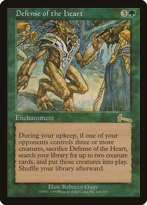 Defense of the Heart card from Urza's Legacy