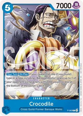 Crocodile (Store 2-on-2 Battle 2025) card from One Piece Promotion Cards