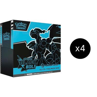 Black Bolt Pokemon Center Elite Trainer Box (Exclusive) Case card from SV: Black Bolt