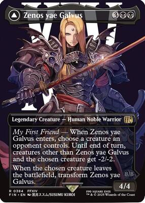 Zenos yae Galvus (Borderless) card from FINAL FANTASY