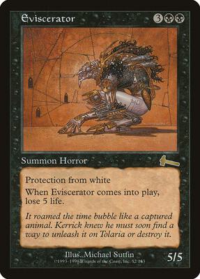Eviscerator card from Urza's Legacy