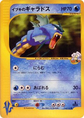 Clair's Gyarados card from Pokemon VS