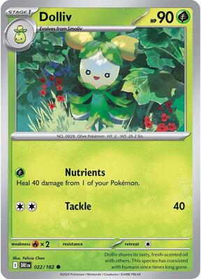 Dolliv card from SV10: Destined Rivals