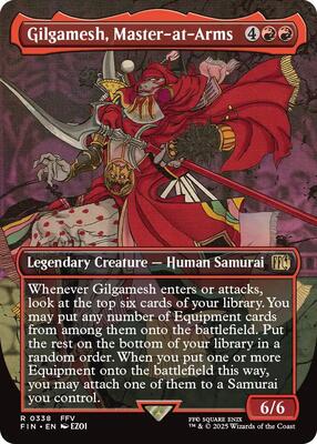 Gilgamesh, Master-at-Arms (Borderless) card from FINAL FANTASY