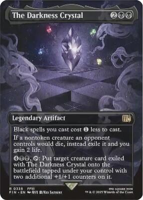 The Darkness Crystal (Borderless) card from FINAL FANTASY