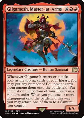 Gilgamesh, Master-at-Arms card from FINAL FANTASY
