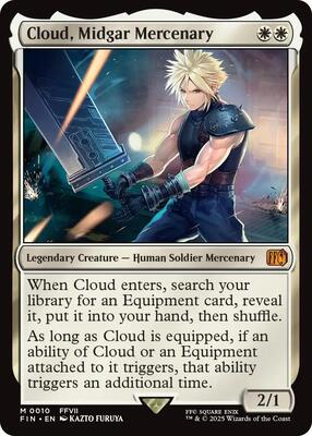 Cloud, Midgar Mercenary card from FINAL FANTASY