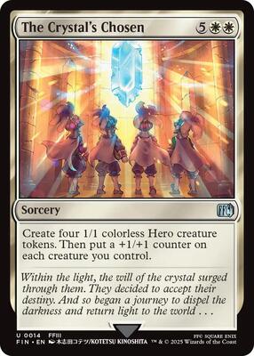 The Crystal's Chosen card from FINAL FANTASY
