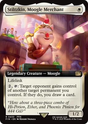 Stiltzkin, Moogle Merchant (Extended Art) card from FINAL FANTASY