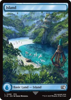 Island (0298) card from FINAL FANTASY
