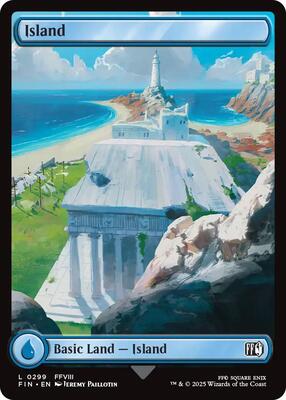 Island (0299) card from FINAL FANTASY