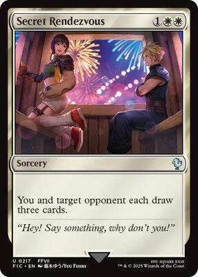Secret Rendezvous (0217) card from Commander: FINAL FANTASY