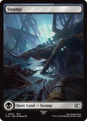 Swamp (0302) card from FINAL FANTASY