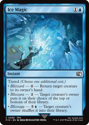 Ice Magic card from FINAL FANTASY