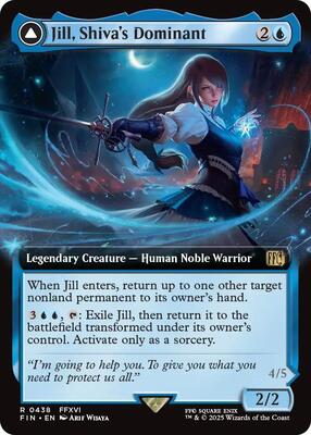 Jill, Shiva's Dominant (Extended Art) card from FINAL FANTASY