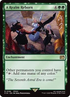 A Realm Reborn card from FINAL FANTASY