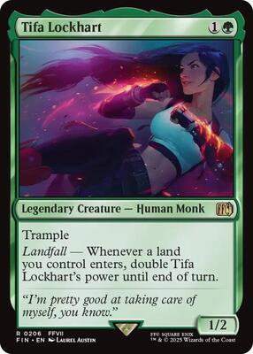 Tifa Lockhart card from FINAL FANTASY