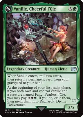 Vanille, Cheerful l'Cie card from FINAL FANTASY