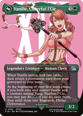 Vanille, Cheerful l'Cie (Borderless) card from FINAL FANTASY