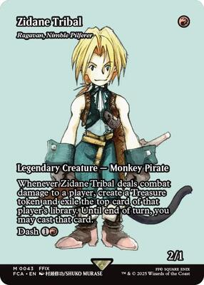 Zidane Tribal - Ragavan, Nimble Pilferer (Showcase) card from FINAL FANTASY: Through the Ages