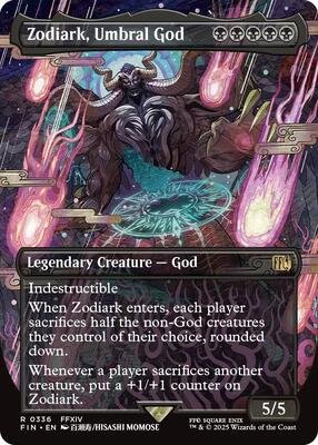 Zodiark, Umbral God (Borderless) card from FINAL FANTASY