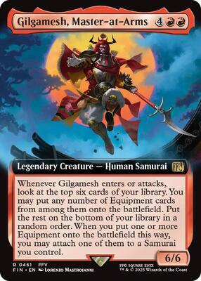 Gilgamesh, Master-at-Arms (Extended Art) card from FINAL FANTASY